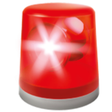 image of a red siren